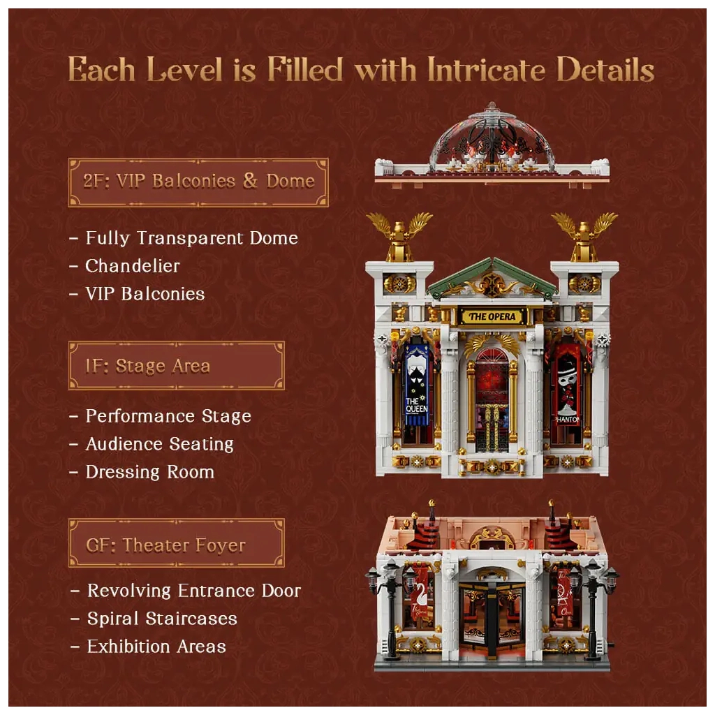 Конструктор Pantasy Original Опера (85019) - фото 4 Конструктор Pantasy Original Опера (85019) - фото 4