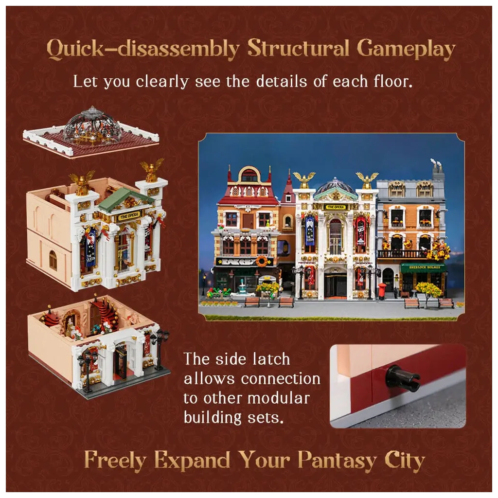 Конструктор Pantasy Original Опера (85019) - фото 6 Конструктор Pantasy Original Опера (85019) - фото 6