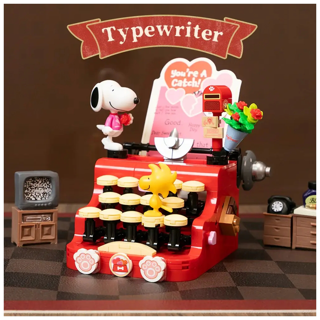 Конструктор Pantasy Snoopy Друкарська машинка (86913) - фото 2 Конструктор Pantasy Snoopy Друкарська машинка (86913) - фото 2