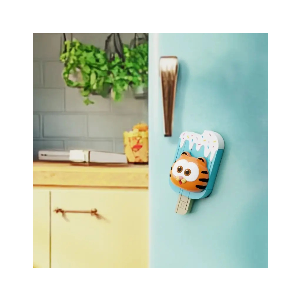 Конструктор Pantasy Garfield Магніт на холодильник Ескімо (86817) - фото 3 Конструктор Pantasy Garfield Магніт на холодильник Ескімо (86817) - фото 3