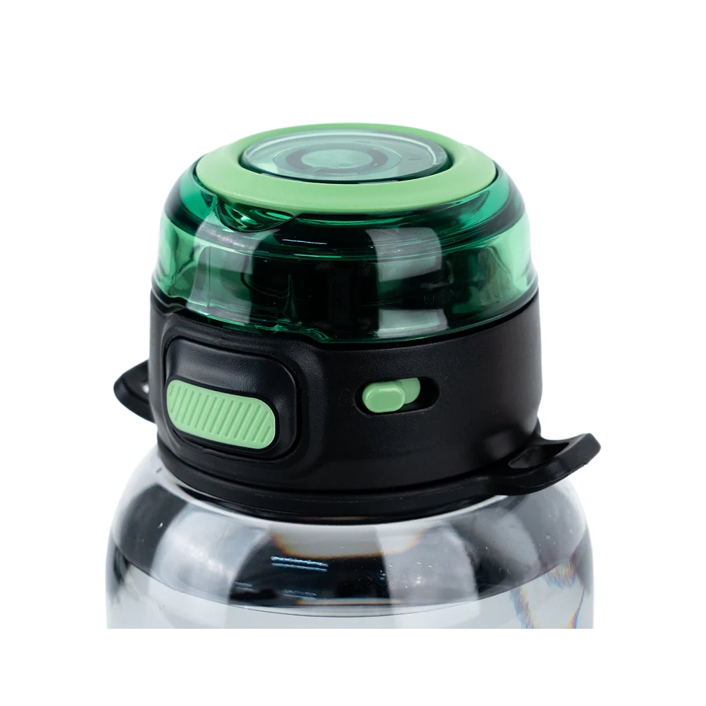 Поїльник-непроливайка Kite 700 мл, чорно-зелена (K25-1218-2) - фото 3 Поїльник-непроливайка Kite 700 мл, чорно-зелена (K25-1218-2) - фото 3