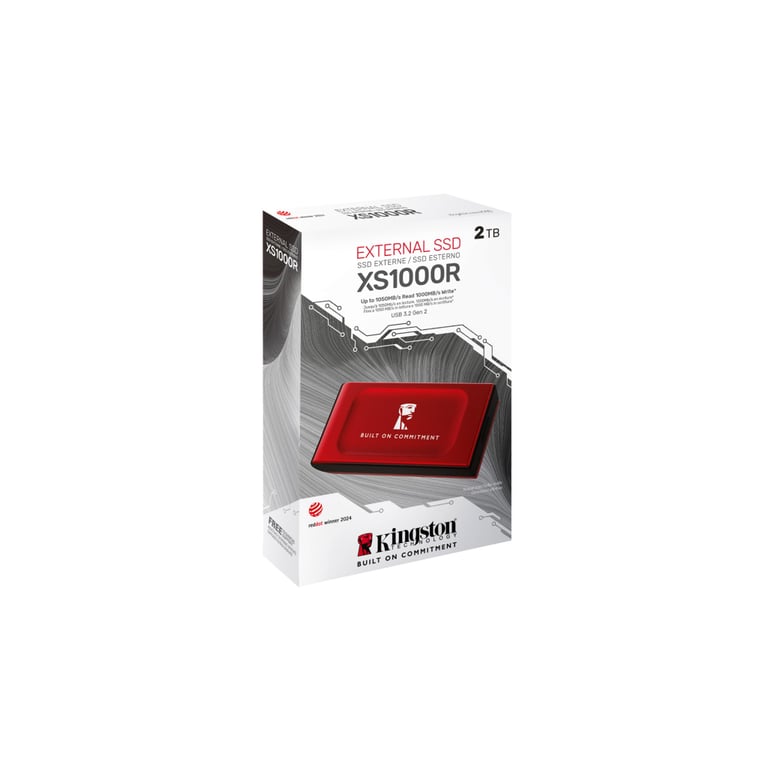 Накопичувач SSD USB Type-C 2TB XS1000 Kingston (SXS1000R/2000GA) - фото 3