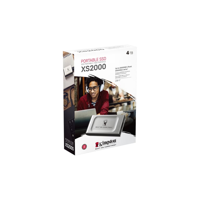 Накопичувач SSD USB Type-C 4TB XS2000 Kingston (SXS2000/4000GA) - фото 4