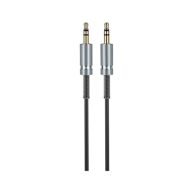 Кабель мультимедійний 3.5mm M to 3.5mm M 3.0m Black HOCO (6942007631235) - фото 2