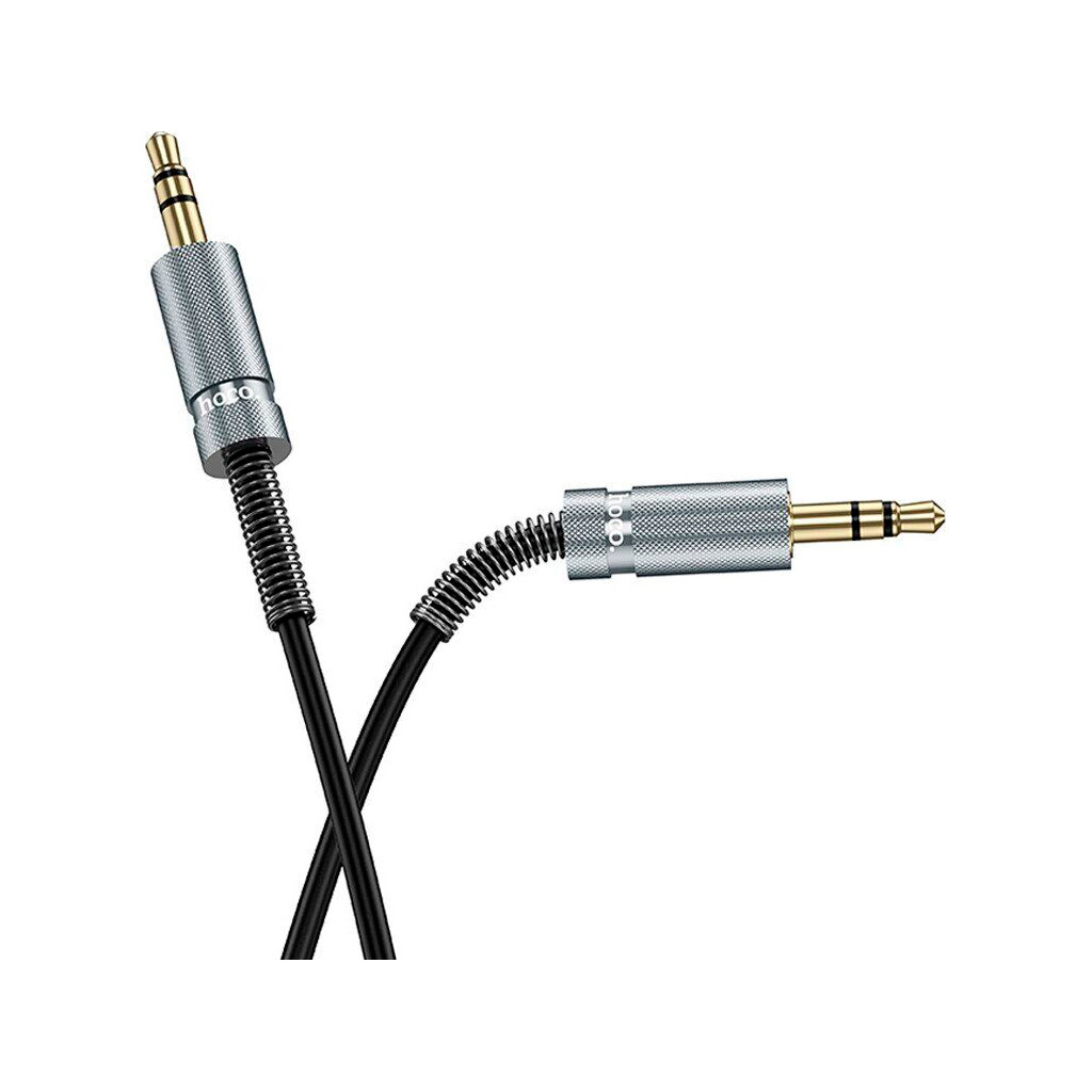 Кабель мультимедійний 3.5mm M to 3.5mm M 3.0m Black HOCO (6942007631235) - фото 3 Кабель мультимедійний 3.5mm M to 3.5mm M 3.0m Black HOCO (6942007631235) - фото 3