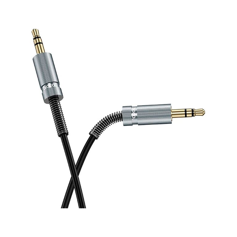 Кабель мультимедійний 3.5mm M to 3.5mm M 3.0m Black HOCO (6942007631235) - фото 3