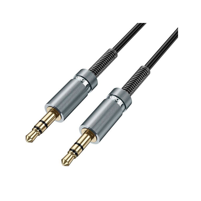 Кабель мультимедійний 3.5mm M to 3.5mm M 3.0m Black HOCO (6942007631235) - фото 4