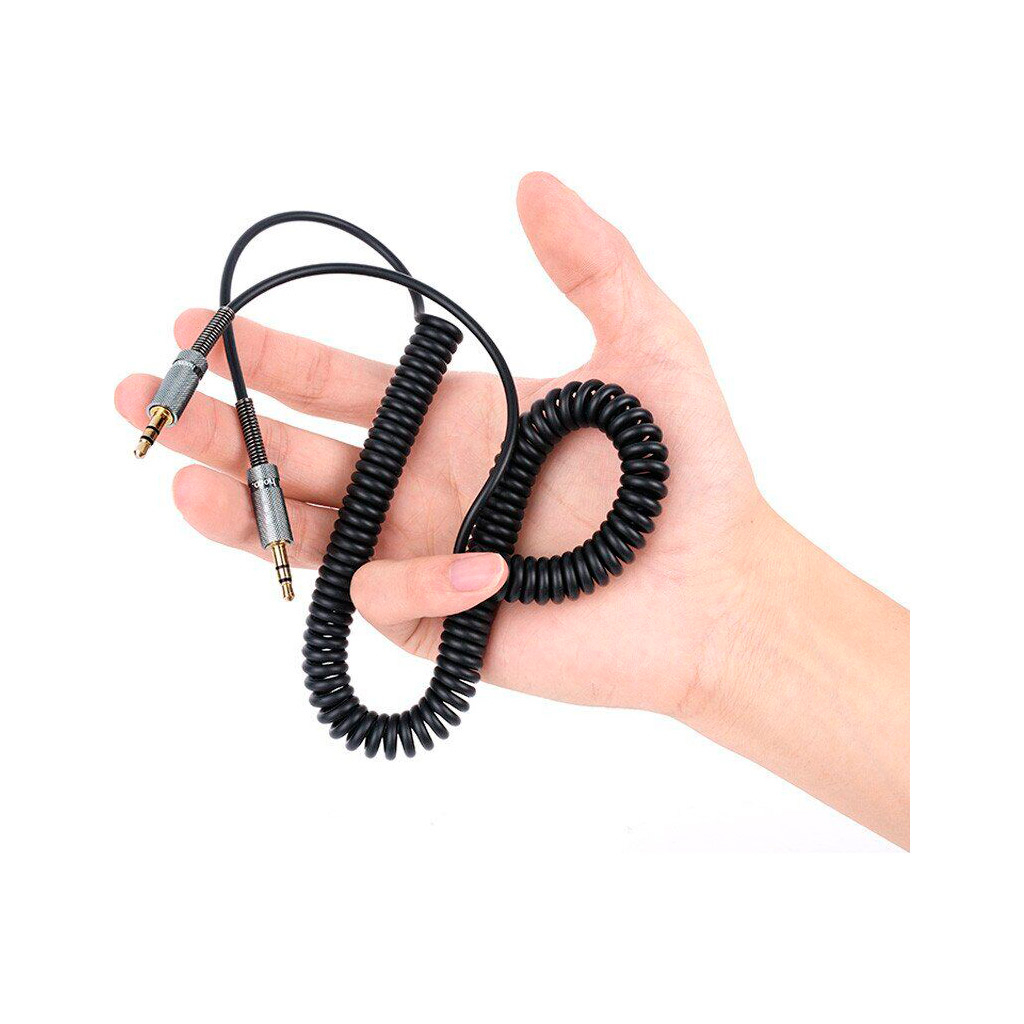 Кабель мультимедійний 3.5mm M to 3.5mm M 3.0m Black HOCO (6942007631235) - фото 5 Кабель мультимедійний 3.5mm M to 3.5mm M 3.0m Black HOCO (6942007631235) - фото 5