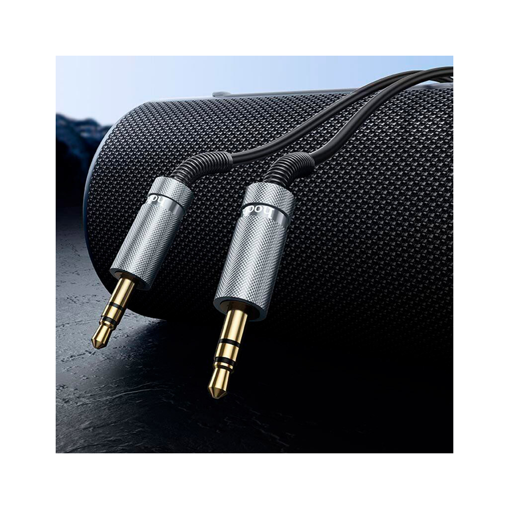 Кабель мультимедійний 3.5mm M to 3.5mm M 3.0m Black HOCO (6942007631235) - фото 7 Кабель мультимедійний 3.5mm M to 3.5mm M 3.0m Black HOCO (6942007631235) - фото 7