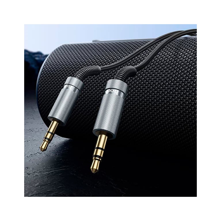 Кабель мультимедійний 3.5mm M to 3.5mm M 3.0m Black HOCO (6942007631235) - фото 7