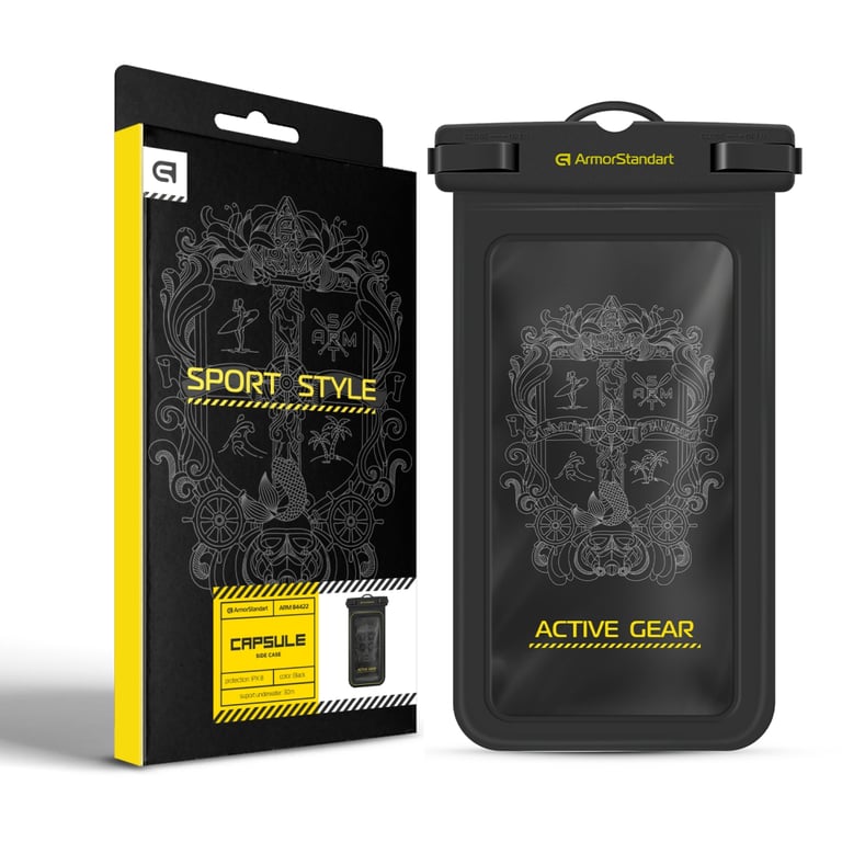 Чохол до мобільного телефона Armorstandart Waterproof Capsule Side Black (ARM84422) - фото 2