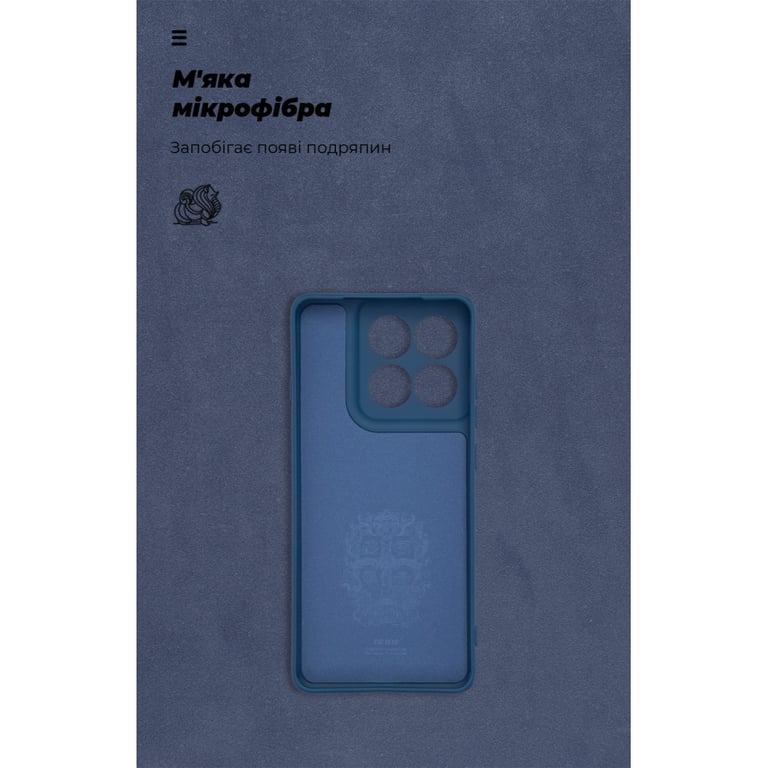 Чохол до мобільного телефона Armorstandart Motorola Edge 60 Pro 5G Camera cover Dark Blue (ARM85879) - фото 4