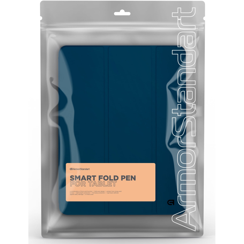 Чохол до планшета Armorstandart Smart Fold Pen Lenovo Tab K11 Plus Dark Blue (ARM84124) - фото 8 Чохол до планшета Armorstandart Smart Fold Pen Lenovo Tab K11 Plus Dark Blue (ARM84124) - фото 8