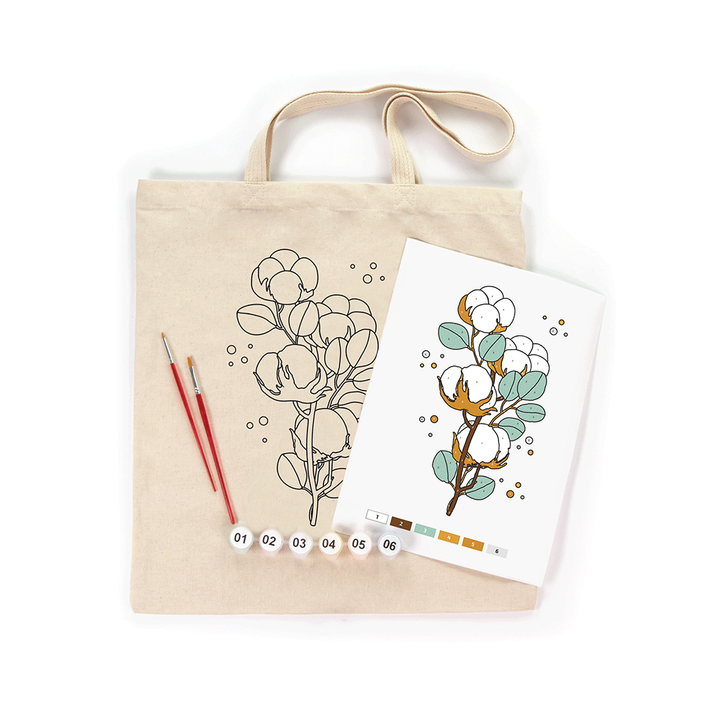 Набір для творчості Rosa Talent екосумка-розмальовка, Бавовна, 38х42 см (4823098541196) - фото 2 Набір для творчості Rosa Talent екосумка-розмальовка, Бавовна, 38х42 см (4823098541196) - фото 2