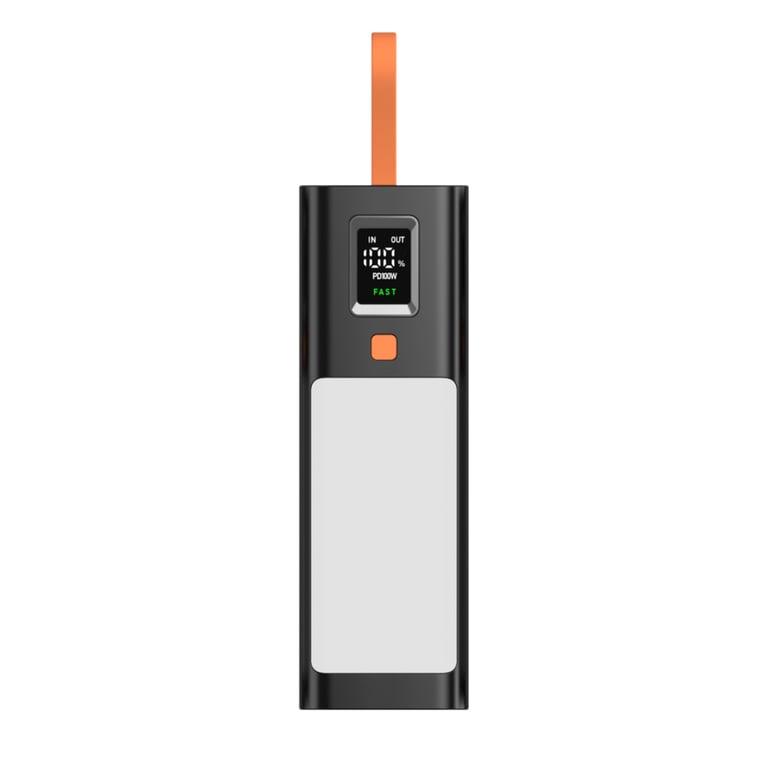 Батарея універсальна Sigma X-power SI20A9QLX 20000mAh, PD/100W, LED, flashlight, cable 100w, black (4827798877814) - фото 2
