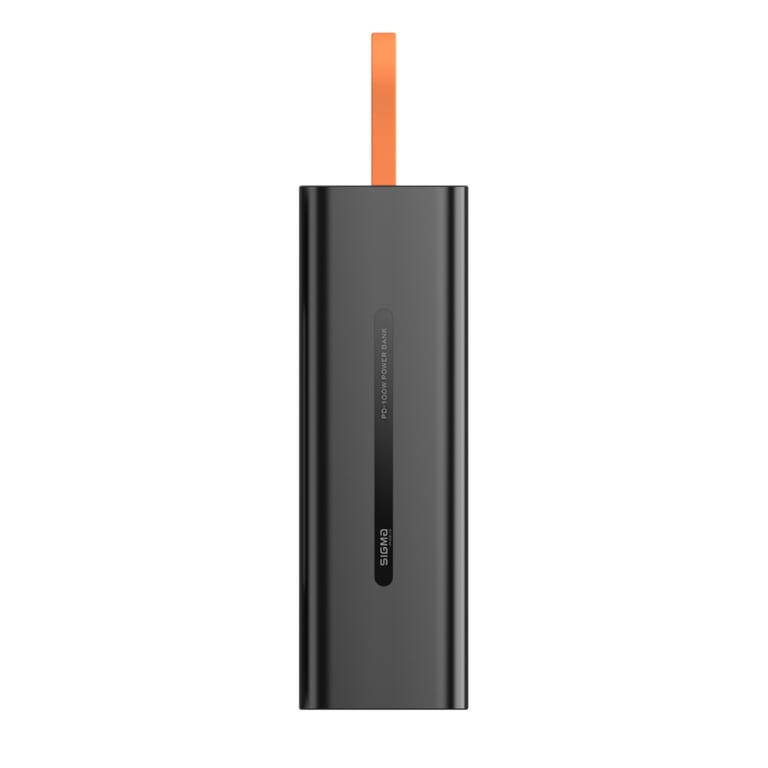 Батарея універсальна Sigma X-power SI20A9QLX 20000mAh, PD/100W, LED, flashlight, cable 100w, black (4827798877814) - фото 3