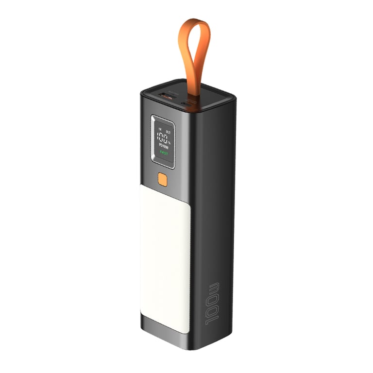 Батарея універсальна Sigma X-power SI20A9QLX 20000mAh, PD/100W, LED, flashlight, cable 100w, black (4827798877814) - фото 5
