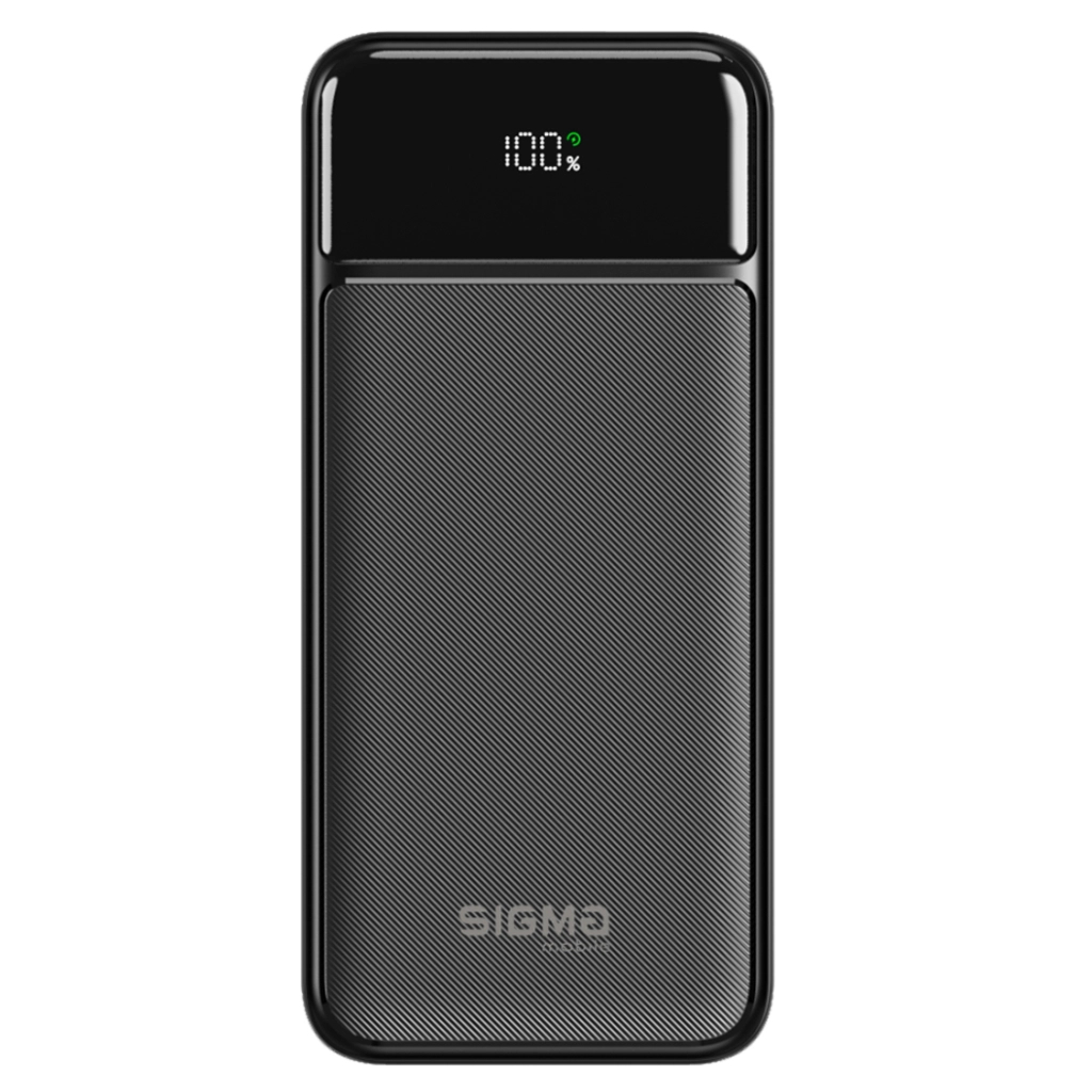 Батарея універсальна Sigma X-power SI30A4QL 30000mAh, PD/20W, QC22.5W, LED, cable 20w, black (4827798787311) - фото 1 Батарея універсальна Sigma X-power SI30A4QL 30000mAh, PD/20W, QC22.5W, LED, cable 20w, black (4827798787311) - фото 1