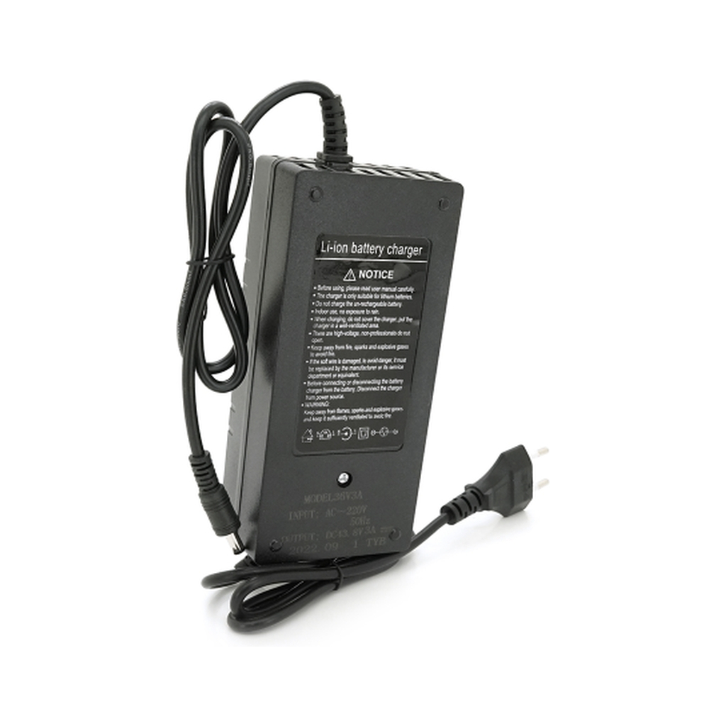 Мережевий зарядний пристрій для АКБ Voltronic LiFePo4 36V(43.8V), 12S, 3A (YT-3630-43830) - фото 2 Мережевий зарядний пристрій для АКБ Voltronic LiFePo4 36V(43.8V), 12S, 3A (YT-3630-43830) - фото 2