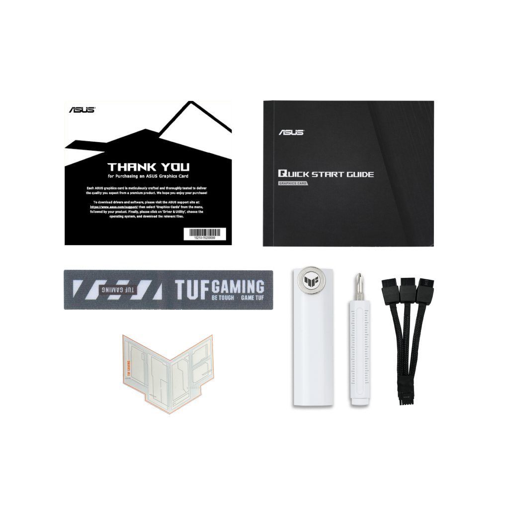 Відеокарта ASUS GeForce RTX5070 Ti 16GB TUF OC WHITE GAMING (TUF-RTX5070TI-O16G-WHITE-GAMING) - фото 12 Відеокарта ASUS GeForce RTX5070 Ti 16GB TUF OC WHITE GAMING (TUF-RTX5070TI-O16G-WHITE-GAMING) - фото 12