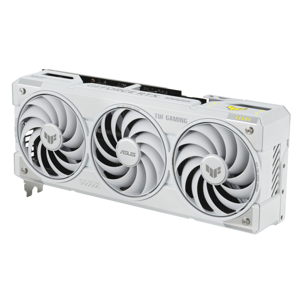 Відеокарта ASUS GeForce RTX5070 Ti 16GB TUF OC WHITE GAMING (TUF-RTX5070TI-O16G-WHITE-GAMING) - фото 2 Відеокарта ASUS GeForce RTX5070 Ti 16GB TUF OC WHITE GAMING (TUF-RTX5070TI-O16G-WHITE-GAMING) - фото 2