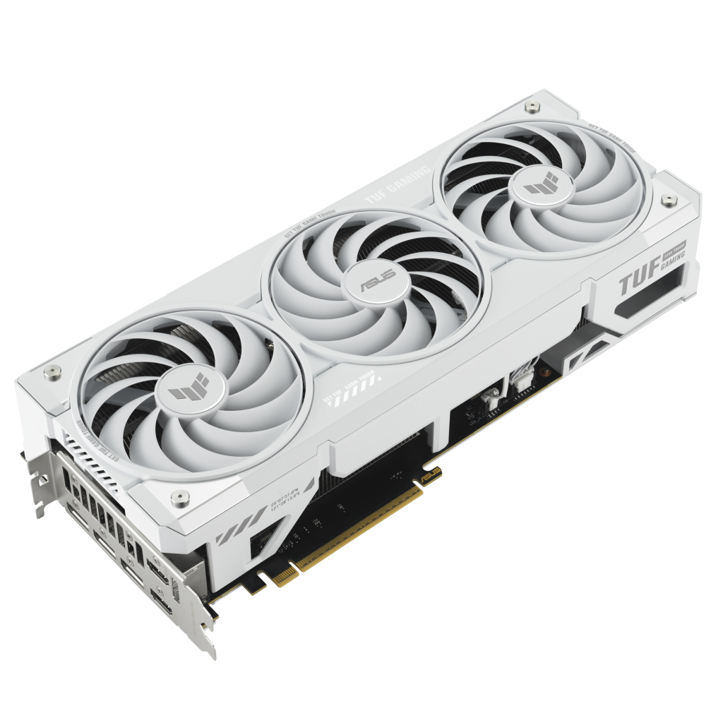 Відеокарта ASUS GeForce RTX5070 Ti 16GB TUF OC WHITE GAMING (TUF-RTX5070TI-O16G-WHITE-GAMING) - фото 6 Відеокарта ASUS GeForce RTX5070 Ti 16GB TUF OC WHITE GAMING (TUF-RTX5070TI-O16G-WHITE-GAMING) - фото 6