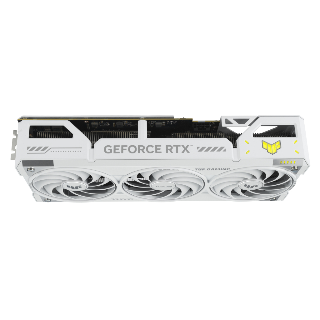 Відеокарта ASUS GeForce RTX5070 Ti 16GB TUF OC WHITE GAMING (TUF-RTX5070TI-O16G-WHITE-GAMING) - фото 7 Відеокарта ASUS GeForce RTX5070 Ti 16GB TUF OC WHITE GAMING (TUF-RTX5070TI-O16G-WHITE-GAMING) - фото 7