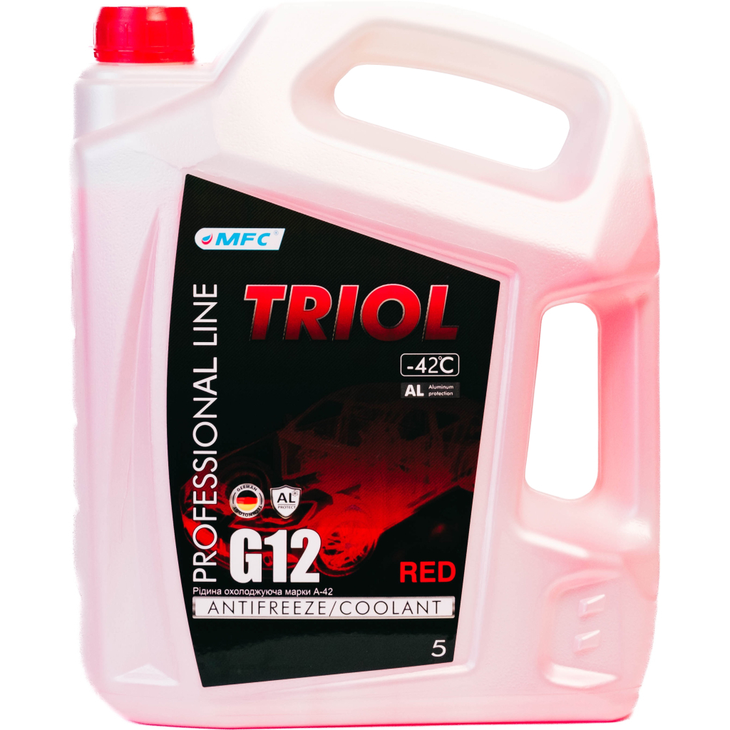 Антифриз МФК TRIOL Professional Red G12 (-42С) 5кг - фото 1 Антифриз МФК TRIOL Professional Red G12 (-42С) 5кг - фото 1