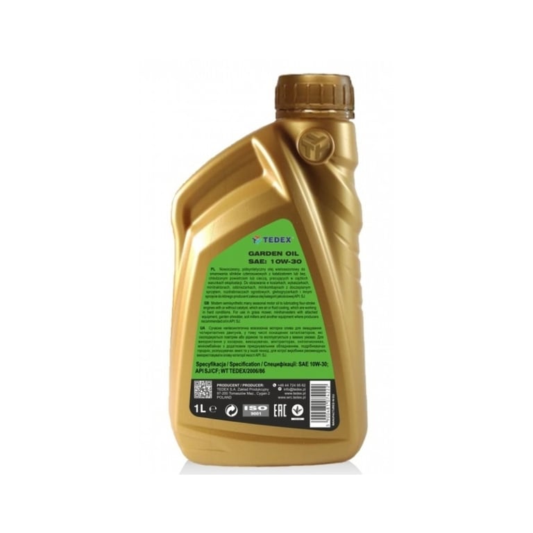 Моторна олива TEDEX GARDEN OIL SG/CD 10W30 1л - фото 2