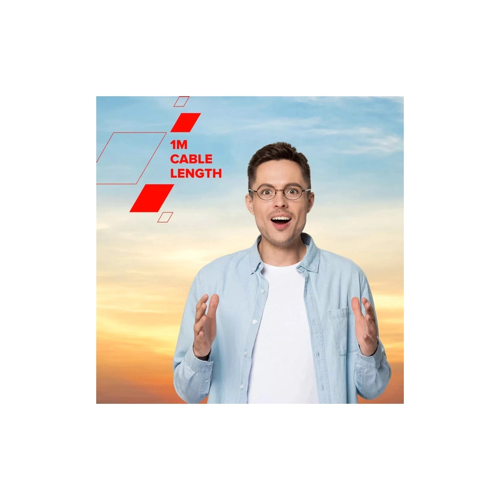 Дата кабель USB-C to USB-C 1.0m OnWire 60CL C-C 60W COLOR Braided 1m Black Canyon (CND-CCAP60AB10B) - фото 5 Дата кабель USB-C to USB-C 1.0m OnWire 60CL C-C 60W COLOR Braided 1m Black Canyon (CND-CCAP60AB10B) - фото 5