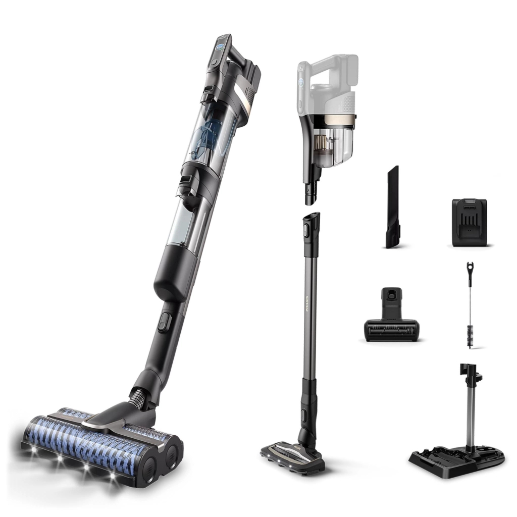 Пилосос Philips AquaTrio Cordless, 9000 Series (XW9463/10) - фото 1