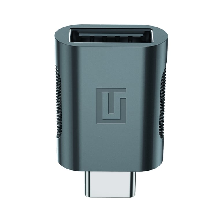 Перехідник OTG USB 2.0 AF to USB-C Space Grey Armorstandart (ARM69356) - фото 1