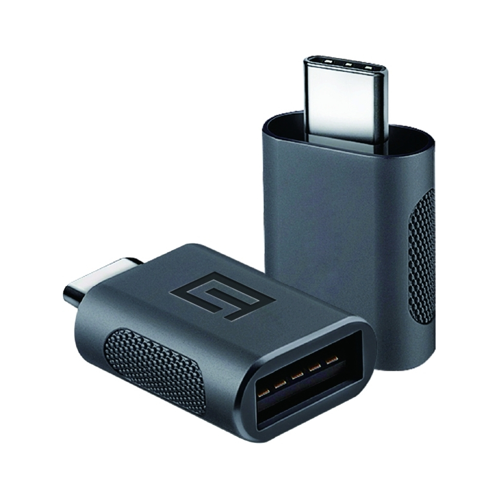 Перехідник OTG USB 2.0 AF to USB-C Space Grey Armorstandart (ARM69356) - фото 2 Перехідник OTG USB 2.0 AF to USB-C Space Grey Armorstandart (ARM69356) - фото 2