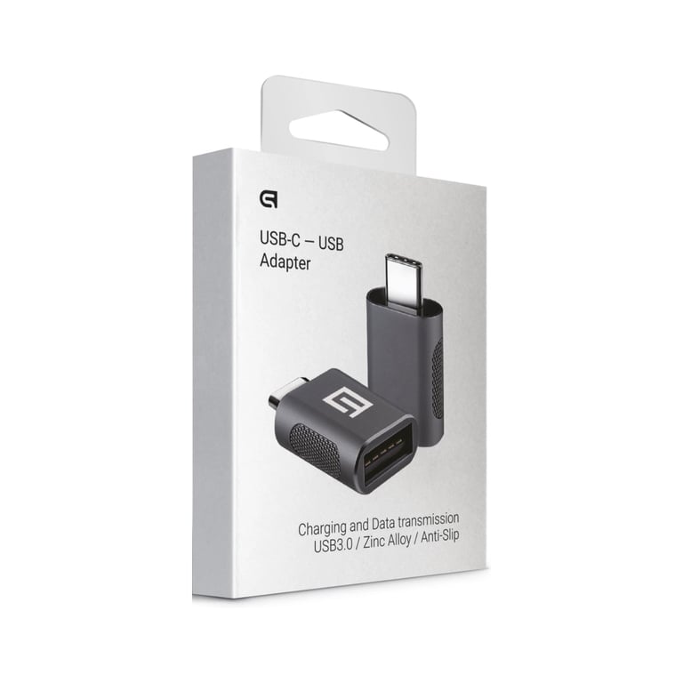 Перехідник OTG USB 2.0 AF to USB-C Space Grey Armorstandart (ARM69356) - фото 4