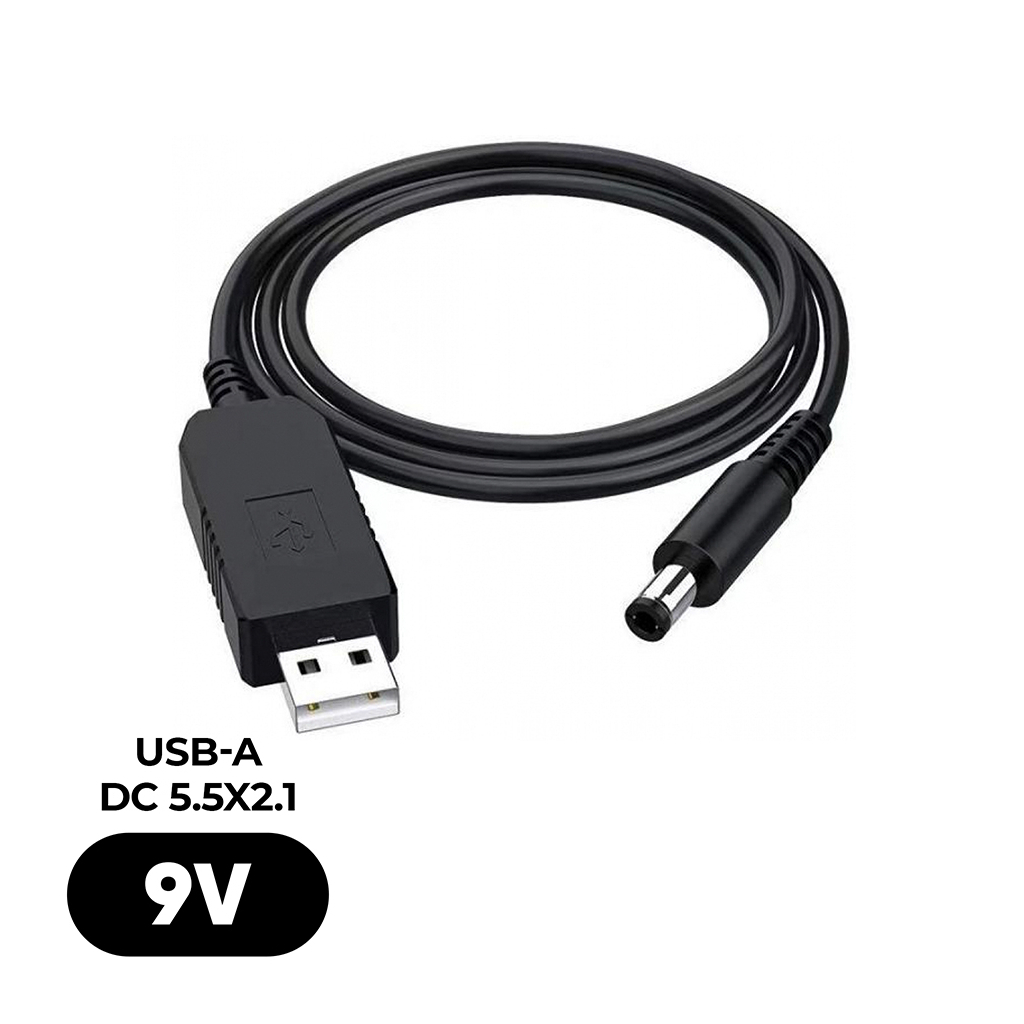 Кабель живлення USB to DC 5.5x2.1mm 9V 0.8m Armorstandart (ARM65662) - фото 1