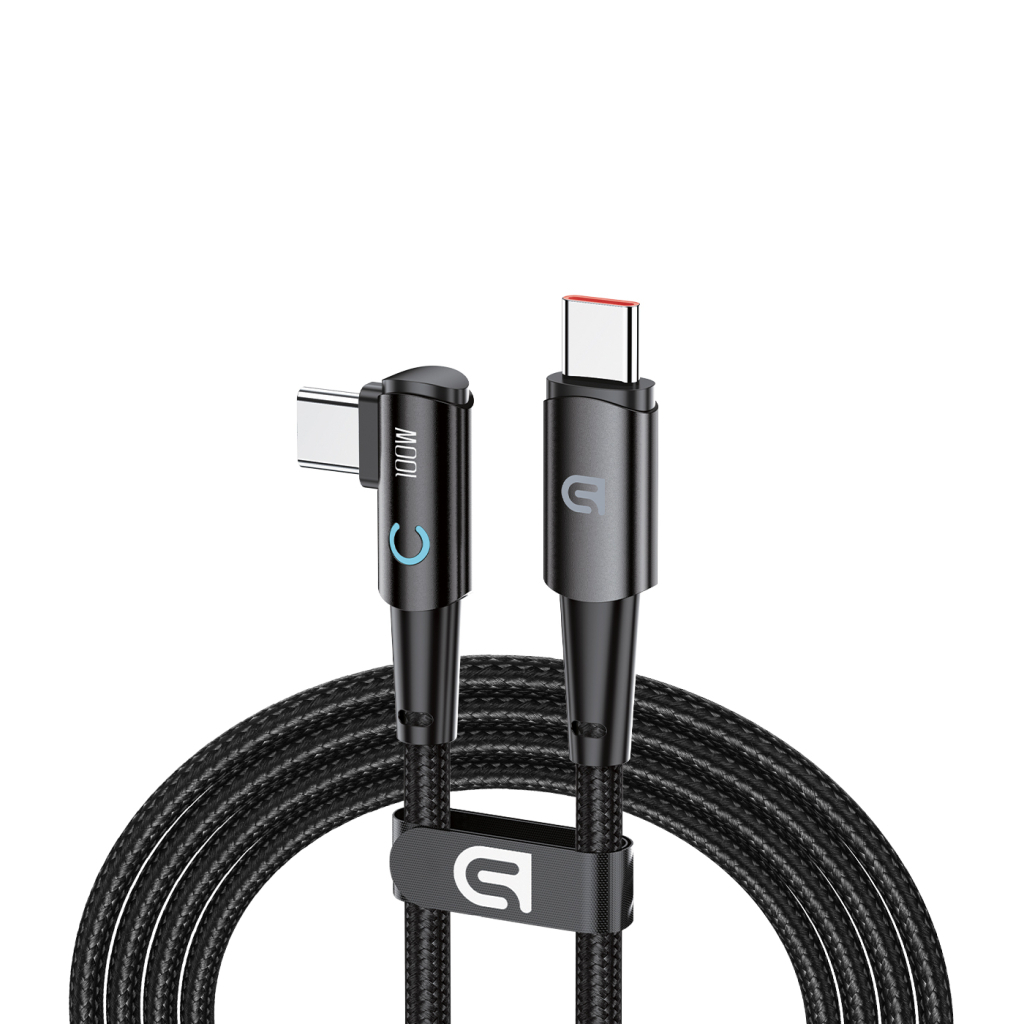 Дата кабель USB-C to USB-C 1.2m 90-degree 100W black Armorstandart (ARM75870) - фото 1 Дата кабель USB-C to USB-C 1.2m 90-degree 100W black Armorstandart (ARM75870) - фото 1