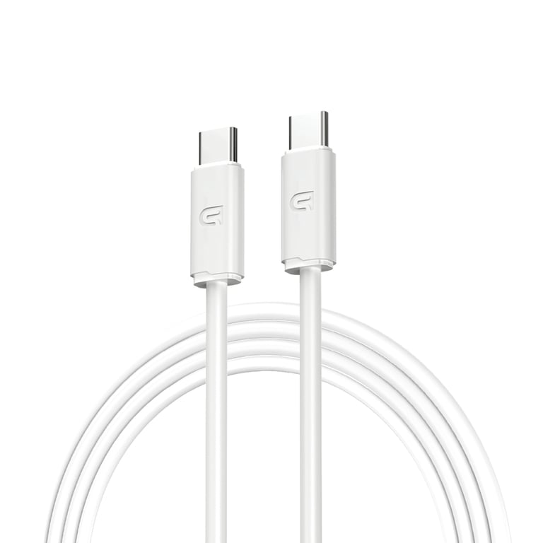 Дата кабель USB-C to USB-C 1.2m TPE 60W white Armorstandart (ARM75872) - фото 1