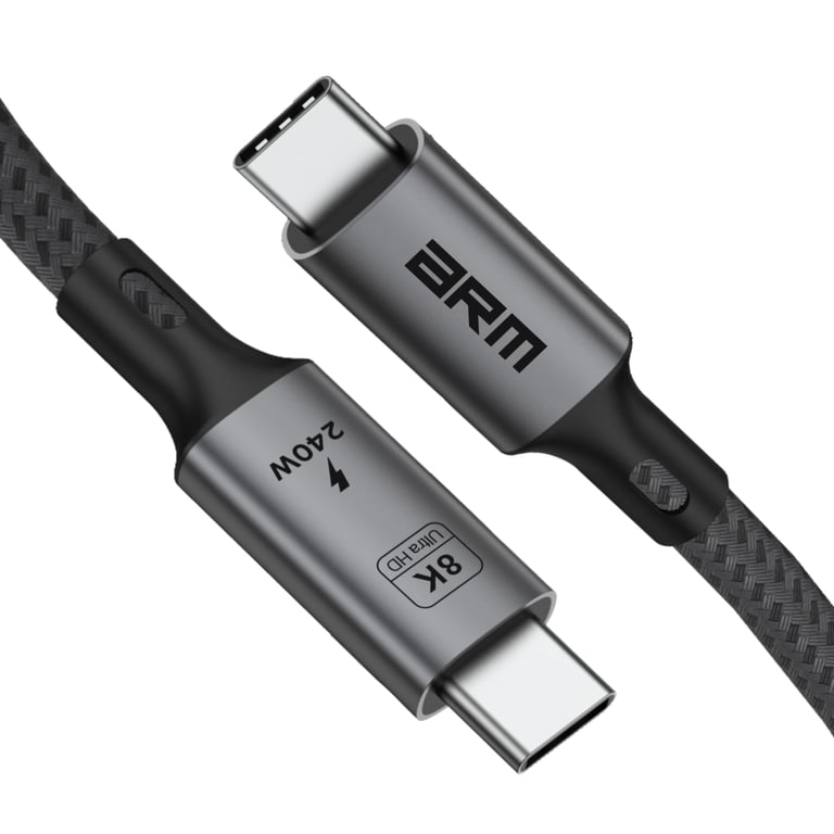 Дата кабель USB-C to USB-C 1.0m USB4 40Gbps 240W 8K60Hz black Armorstandart (ARM81921) - фото 3