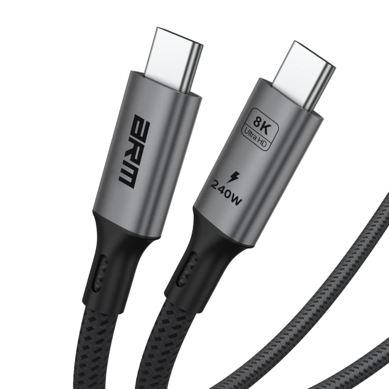 Дата кабель USB-C to USB-C 1.0m USB4 40Gbps 240W 8K60Hz black Armorstandart (ARM81921) - фото 4