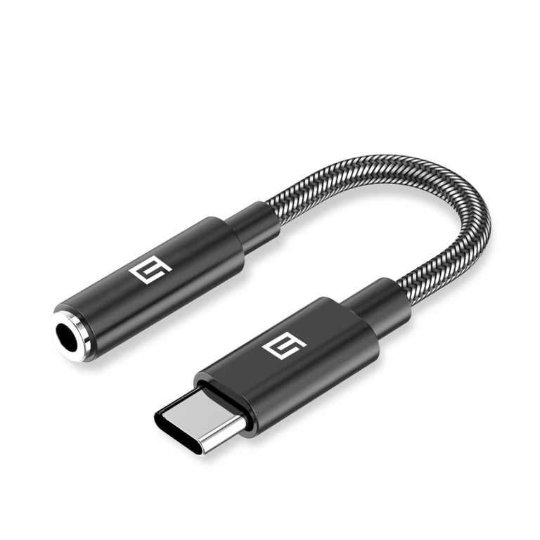 Перехідник USB-C M to 3.5mm F black Armorstandart (ARM76887) - фото 1