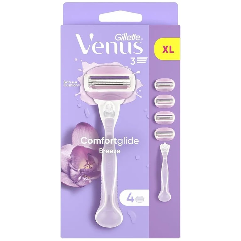 Бритва Gillette Venus ComfortGlide Breeze з 4 змінними картриджами (8700216895538) - фото 2