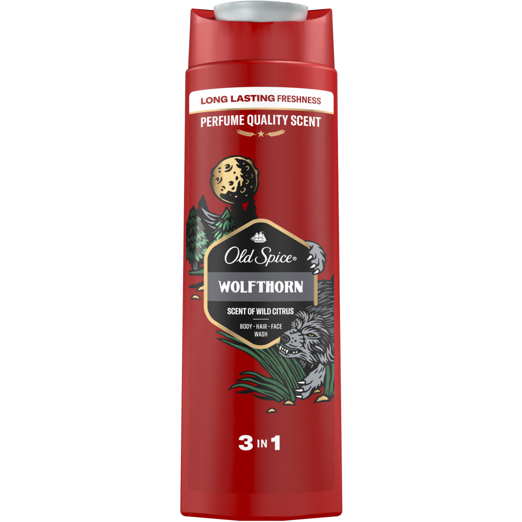 Гель для душу Old Spice Wolfthorn 400 мл (4084500978973) - фото 1 Гель для душу Old Spice Wolfthorn 400 мл (4084500978973) - фото 1