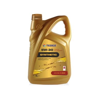 Моторна олива TEDEX SYNTETHIC (С4) MOTOR OIL 5W30 4л - фото 1