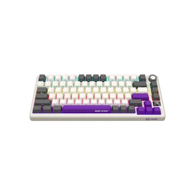Клавіатура Lorgar KBP7075W Pro RGB Wireless/Bluetooth/USB UA Beige (LRG-KBP7075W-RT-US) - фото 1