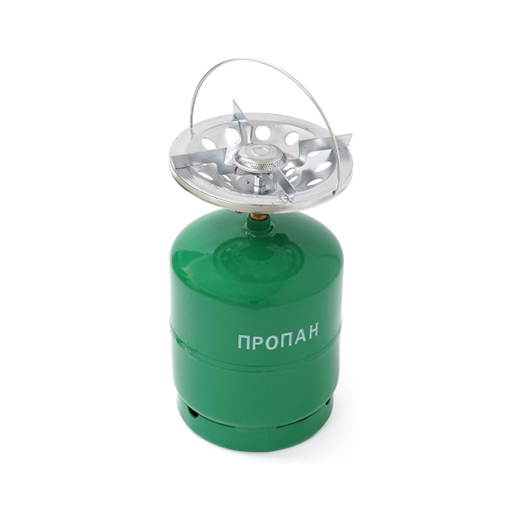 Побутовий газовий балон Voltronic GL-7.2 3кг (7,2л) + пальник 20354 Green (GB/GL-7.2G) Побутовий газовий балон Voltronic GL-7.2 3кг (7,2л) + пальник 20354 Green (GB/GL-7.2G)