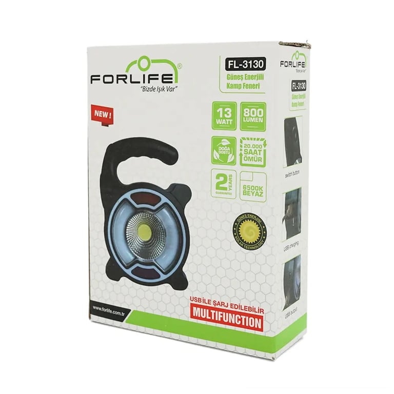 Ліхтар Voltronic FORLIFE F-3130+Solar, SMD LED + COB (F-3130) - фото 4