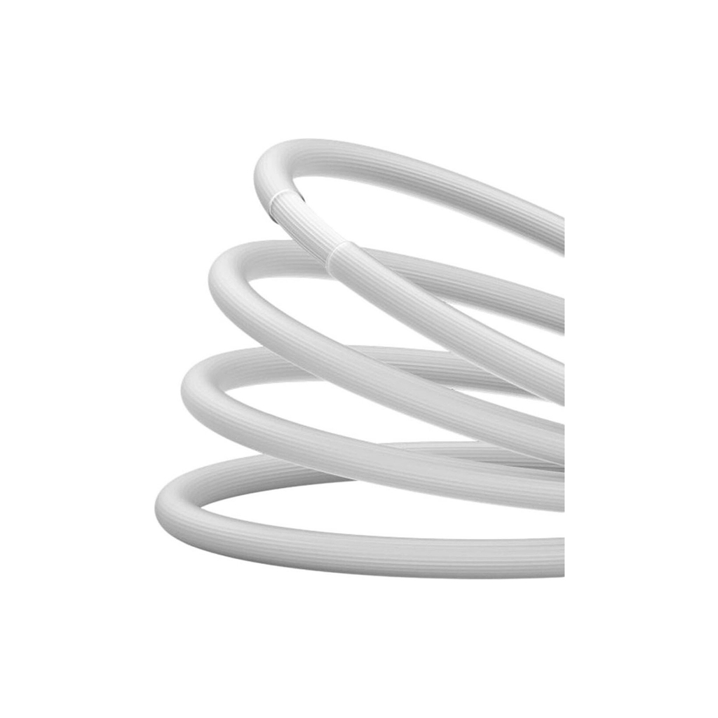 Дата кабель USB-C to Lightning 2.0m CoolPlay Fast Charging 20W white Baseus (CAKW000102) - фото 6 Дата кабель USB-C to Lightning 2.0m CoolPlay Fast Charging 20W white Baseus (CAKW000102) - фото 6