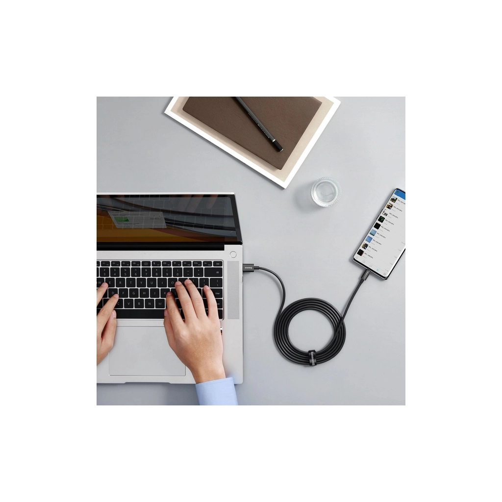 Дата кабель USB 2.0 AM to USB-C 1.0m Superior Fast Charging 60W black Baseus (CAYS000901) - фото 8 Дата кабель USB 2.0 AM to USB-C 1.0m Superior Fast Charging 60W black Baseus (CAYS000901) - фото 8