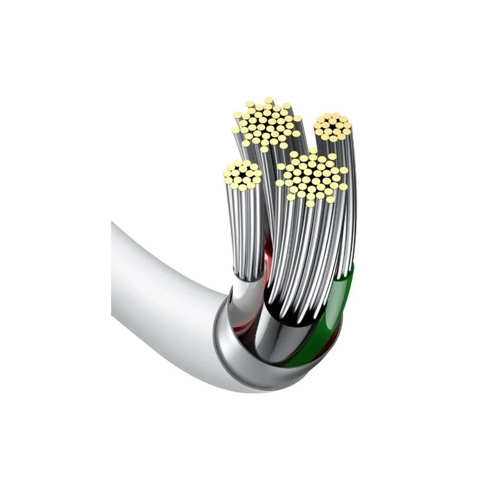 Дата кабель USB 2.0 AM to Lightning 1.5m Superior Fast Charging 2.4A white Baseus (CALYS-B02) - фото 7 Дата кабель USB 2.0 AM to Lightning 1.5m Superior Fast Charging 2.4A white Baseus (CALYS-B02) - фото 7