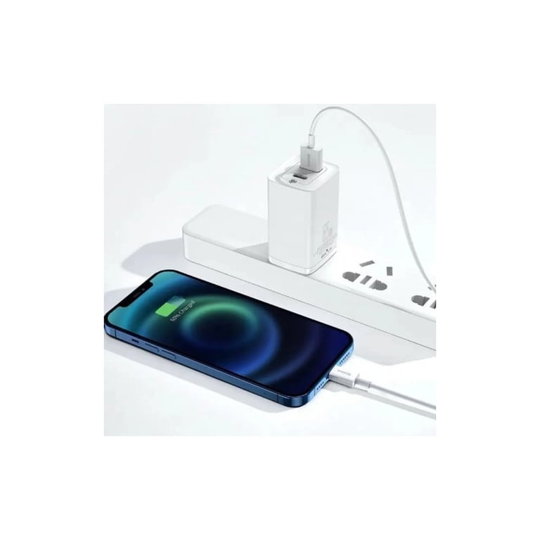 Дата кабель USB 2.0 AM to Lightning 2.0m Superior Fast Charging 2.4A white Baseus (CALYS-C02) - фото 3